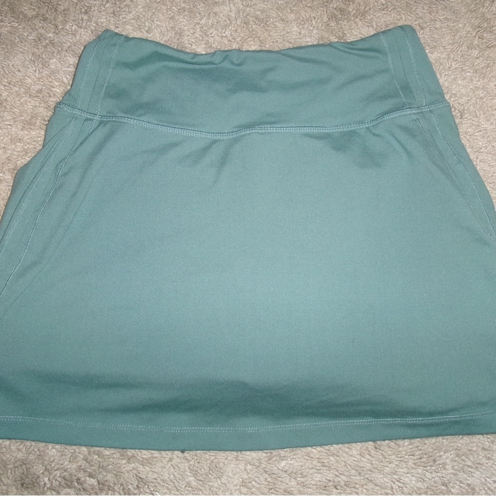 Women's sage green athletic skirt
